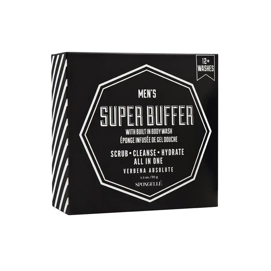 Spongelle 12 Men's Super Buffer Verbena Absolute 2.5 oz